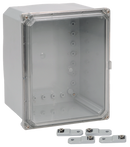 Integra - Premium Line | Polycarbonate | Screw Closure | Clear | Mounting Feet | NEMA 6P-7