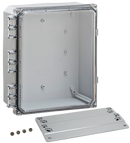 Integra - Premium Line | Clear Hinge Cover | Four Screw Lid | Flanges | NEMA 6P-8