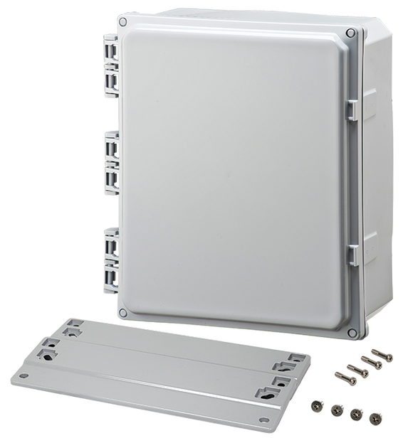 Integra - Premium Line | Opaque Hinge Cover | Two Screw Cover | Flanges | NEMA 4X