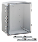 Integra - Premium Line | Hinged Cover | Clear | Mounting Feet | 6P-9