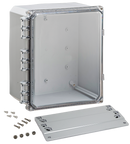 Integra - Premium Line | Polycarbonate | Clear Hinge Cover | Two Screw Cover | Flanges | NEMA 4X-9