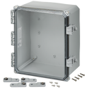 Integra - Premium Line | Polycarbonate | Hinged Cover | Clear | Non-Metallic Locking Latch | Mounting Feet-10