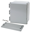 Integra - Premium Line | Opaque Hinge Cover | Four Screw Lid | Flanges | NEMA 6P-9
