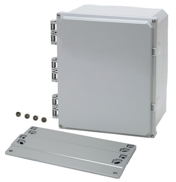 Integra - Premium Line | Opaque Hinge Cover | Four Screw Lid | Flanges | NEMA 6P