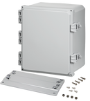 Integra - Premium Line | Polycarbonate | Hinged Cover | Opaque | Non-Metallic Locking Latch | Mounting Flanges-9