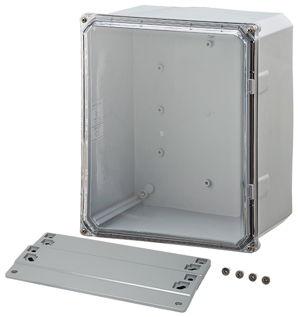 Integra - Premium Line | Polycarbonate | Screw Closure | Clear | Mounting Flanges | NEMA 6P