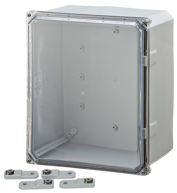 Integra - Premium Line | Polycarbonate | Screw Closure | Clear | Mounting Feet | NEMA 6P