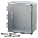 Integra - Premium Line | Hinged Cover | Clear | Mounting Feet | 6P-10