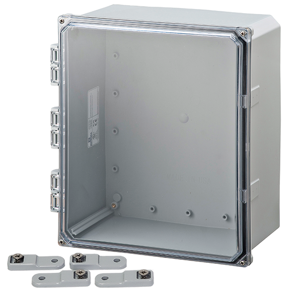Integra - Premium Line | Hinged Cover | Clear | Mounting Feet | 6P