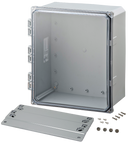 Integra - Premium Line | Polycarbonate | Clear Hinge Cover | Two Screw Cover | Flanges | NEMA 4X-10