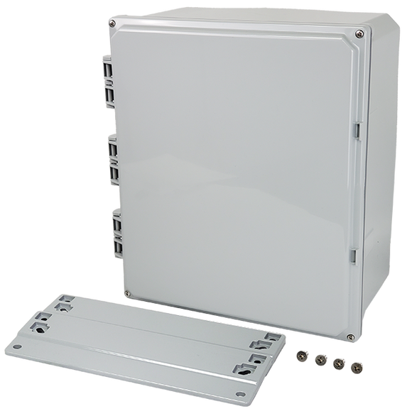 Integra - Premium Line | Opaque Hinge Cover | Four Screw Lid | Flanges | NEMA 6P