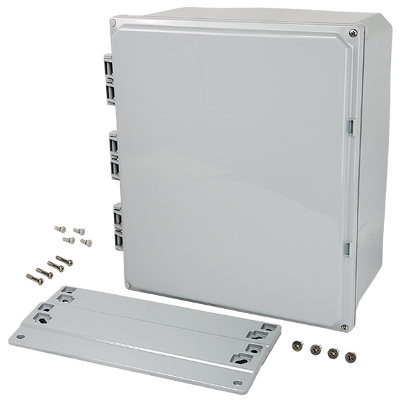 Integra - Premium Line | Opaque Hinge Cover | Two Screw Cover | Flanges | NEMA 4X