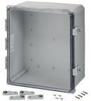 Integra - Premium Line | Polycarbonate | Hinged Cover | Clear | Non-Metallic Locking Latch | Mounting Feet-12