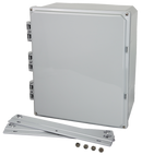 Integra - Premium Line | Opaque Hinge Cover | Four Screw Lid | Flanges | NEMA 6P-11