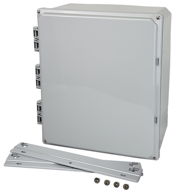 Integra - Premium Line | Opaque Hinge Cover | Four Screw Lid | Flanges | NEMA 6P