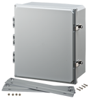 Integra - Premium Line | Polycarbonate | Hinged Cover | Opaque | Stainless Steel Locking Latch | Mounting Flanges-9