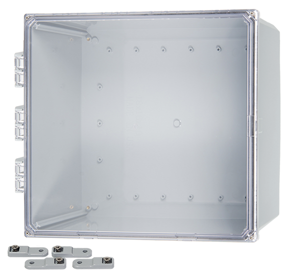 Integra - Premium Line | Hinged Cover | Clear | Mounting Feet | 6P