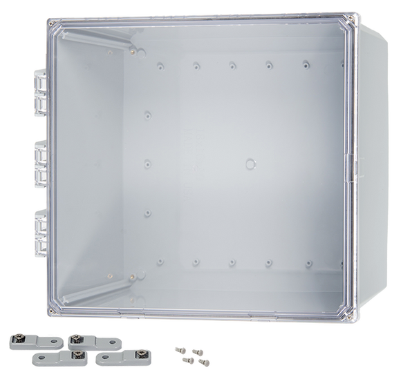 Integra - Premium Line | Polycarbonate | Clear Hinge Cover | Latch | Feet | NEMA 4X