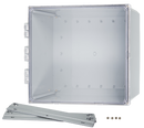 Integra - Premium Line | Clear Hinge Cover | Four Screw Lid | Flanges | NEMA 6P-14