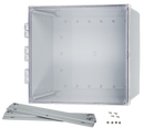 Integra - Premium Line | Polycarbonate | Clear Hinge Cover | Two Screw Cover | Flanges | NEMA 4X-14