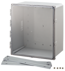 Integra - Premium Line | Clear Hinge Cover | Four Screw Lid | Flanges | NEMA 6P-12