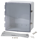 Integra - Premium Line | Polycarbonate Enclosure | Clear Hinge Cover | Locking Latch | Flanges | NEMA 4X-14