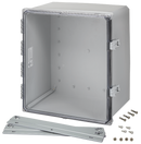 Integra - Premium Line | Polycarbonate | Hinged Cover | Clear | Non-Metallic Locking Latch | Mounting Flanges-12
