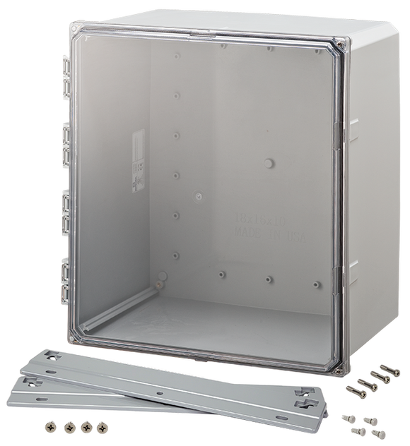 Integra - Premium Line | Polycarbonate | Clear Hinge Cover | Two Screw Cover | Flanges | NEMA 4X
