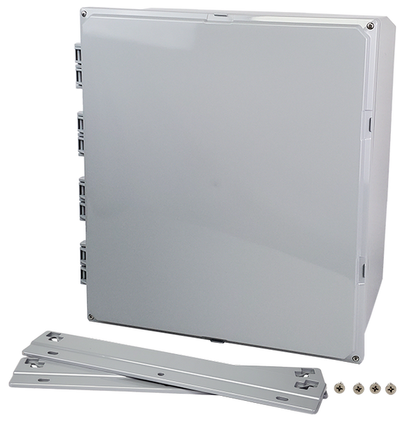 Integra - Premium Line | Opaque Hinge Cover | Four Screw Lid | Flanges | NEMA 6P