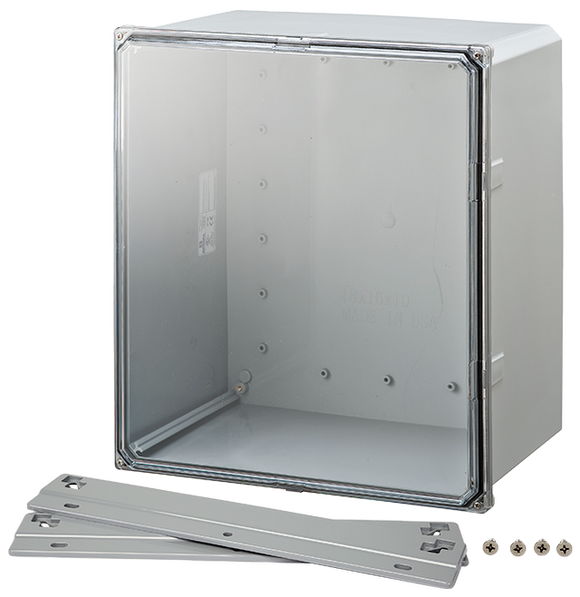 Integra - Premium Line | Polycarbonate | Screw Closure | Clear | Mounting Flanges | NEMA 6P