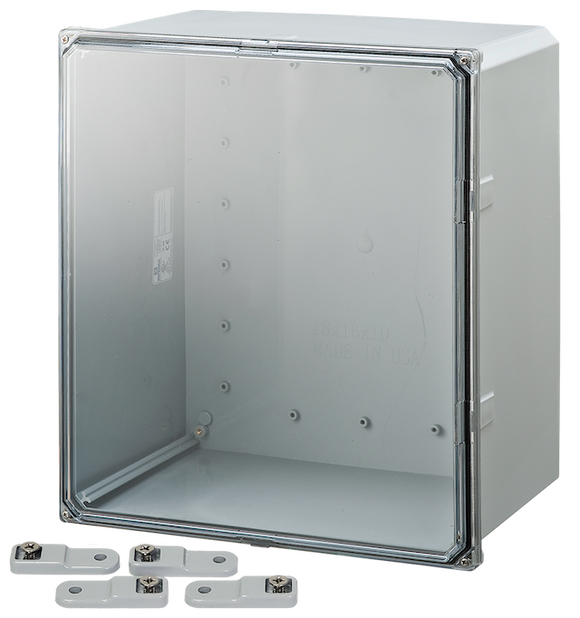 Integra - Premium Line | Polycarbonate | Screw Closure | Clear | Mounting Feet | NEMA 6P