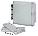 Integra - Premium Line | Opaque Hinge Cover | Four Screw Lid | Flanges | NEMA 6P-13