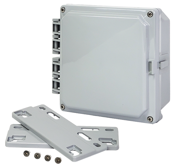 Integra - Premium Line | Opaque Hinge Cover | Four Screw Lid | Flanges | NEMA 6P