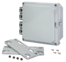 Integra - Premium Line | Opaque Hinge Cover | Two Screw Cover | Flanges | NEMA 4X-13