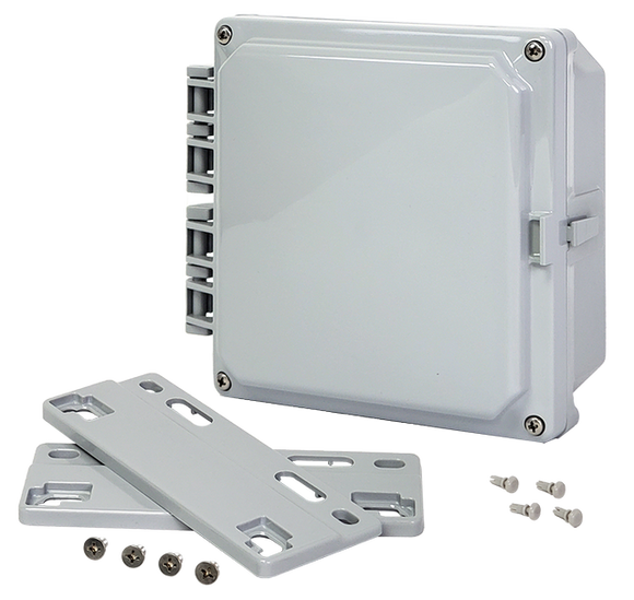 Integra - Premium Line | Opaque Hinge Cover | Two Screw Cover | Flanges | NEMA 4X