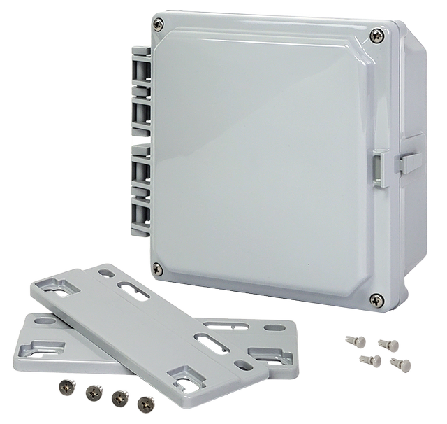 Integra - Premium Line | Opaque Hinge Cover | Two Screw Cover | Flanges | NEMA 4X