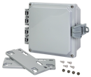 Integra - Premium Line | Polycarbonate | Hinged Cover | Opaque | Non-Metallic Locking Latch | Mounting Flanges-1
