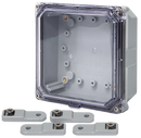 Integra - Premium Line | Polycarbonate | Screw Closure | Clear | Mounting Feet | NEMA 6P-12
