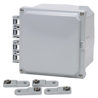 Integra - Premium Line | Hinged Cover | Opaque | Mounting Feet | 6P