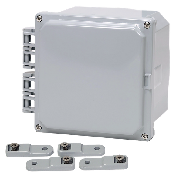 Integra - Premium Line | Hinged Cover | Opaque | Mounting Feet | 6P