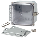Integra - Premium Line | Polycarbonate Enclosure | Clear Hinge Cover | Locking Latch | Flanges | NEMA 4X-2