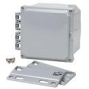 Integra - Premium Line | Opaque Hinge Cover | Four Screw Lid | Flanges | NEMA 6P-1