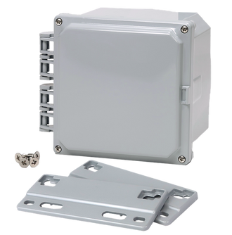 Integra - Premium Line | Opaque Hinge Cover | Four Screw Lid | Flanges | NEMA 6P - 0