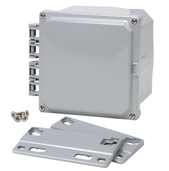 Integra - Premium Line | Opaque Hinge Cover | Four Screw Lid | Flanges | NEMA 6P
