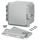 Integra - Premium Line | Polycarbonate | Hinged Cover | Opaque | Non-Metallic Locking Latch | Mounting Flanges-2