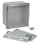 Integra - Premium Line | Polycarbonate | Screw Closure | Clear | Mounting Flanges | NEMA 6P-1