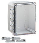 Integra - Premium Line | Hinged Cover | Clear | Mounting Feet | 6P-3
