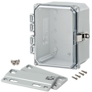 Integra - Premium Line | Polycarbonate Enclosure | Clear Hinge Cover | Locking Latch | Flanges | NEMA 4X-3