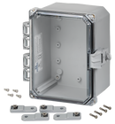 Integra - Premium Line | Polycarbonate | Hinged Cover | Clear | Non-Metallic Locking Latch | Mounting Feet-3