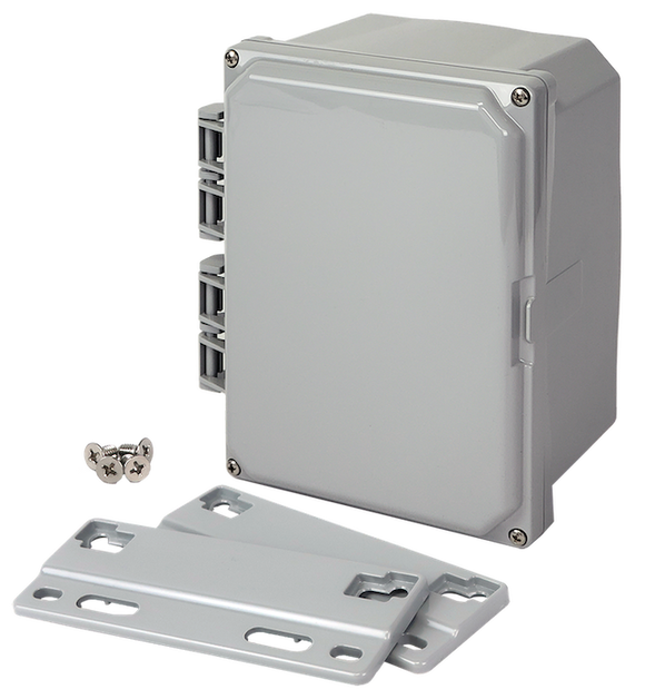 Integra - Premium Line | Opaque Hinge Cover | Four Screw Lid | Flanges | NEMA 6P